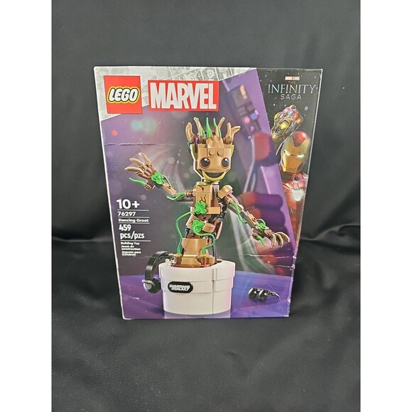 LEGO Marvel INFINITY SAGA GUARDIANS OF THE GALAXY Dancing Groot 76297 New Sealed - Picture 1 of 5